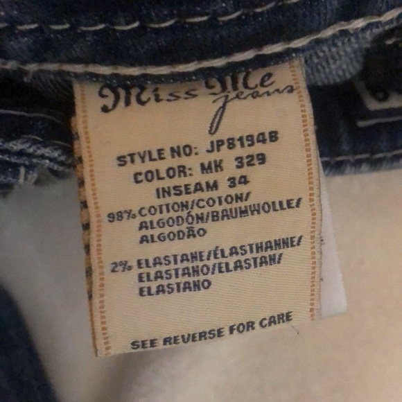 👖MissMe Signature Boot Cut Jeans Sz.28👖 - Picture 11 of 13